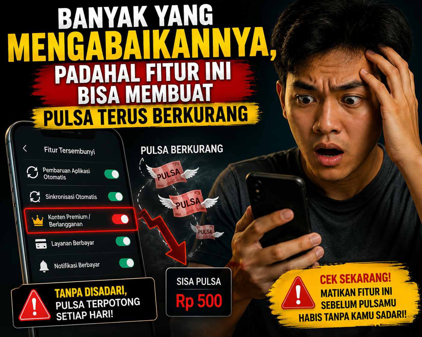 Banyak yang Mengabaikannya, Padahal Fitur Ini Bisa Membuat Pulsa Terus Berkurang