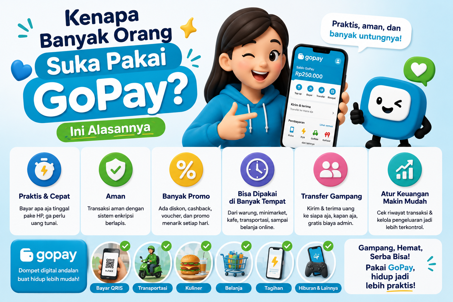 Kenapa Banyak Orang Suka Pakai GoPay