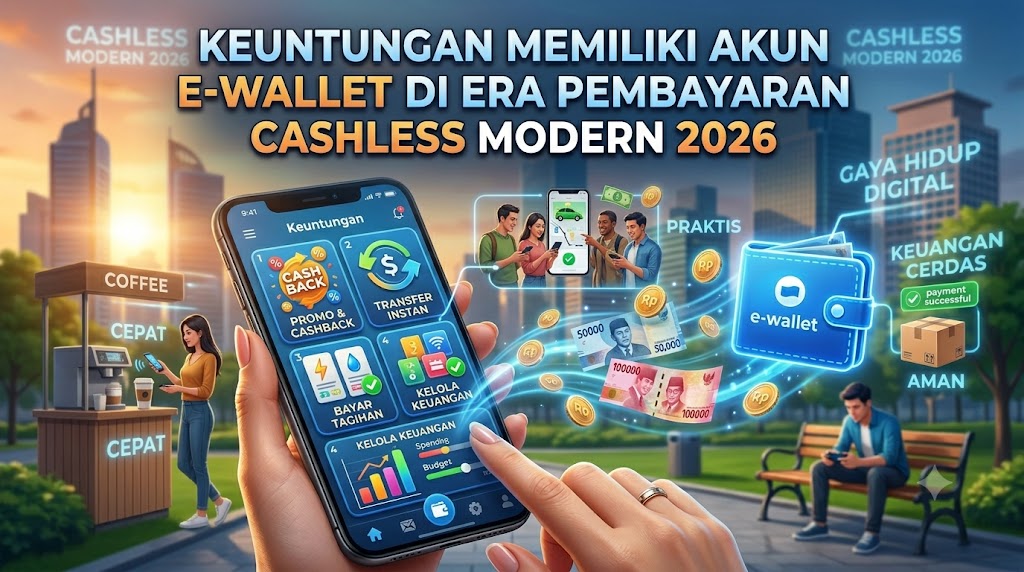 Keuntungan Memiliki Akun E Wallet di Era Pembayaran Cashless Modern