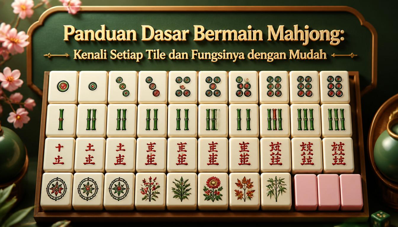 Panduan Dasar Bermain Mahjong Kenali Setiap Tile dan Fungsinya dengan Mudah