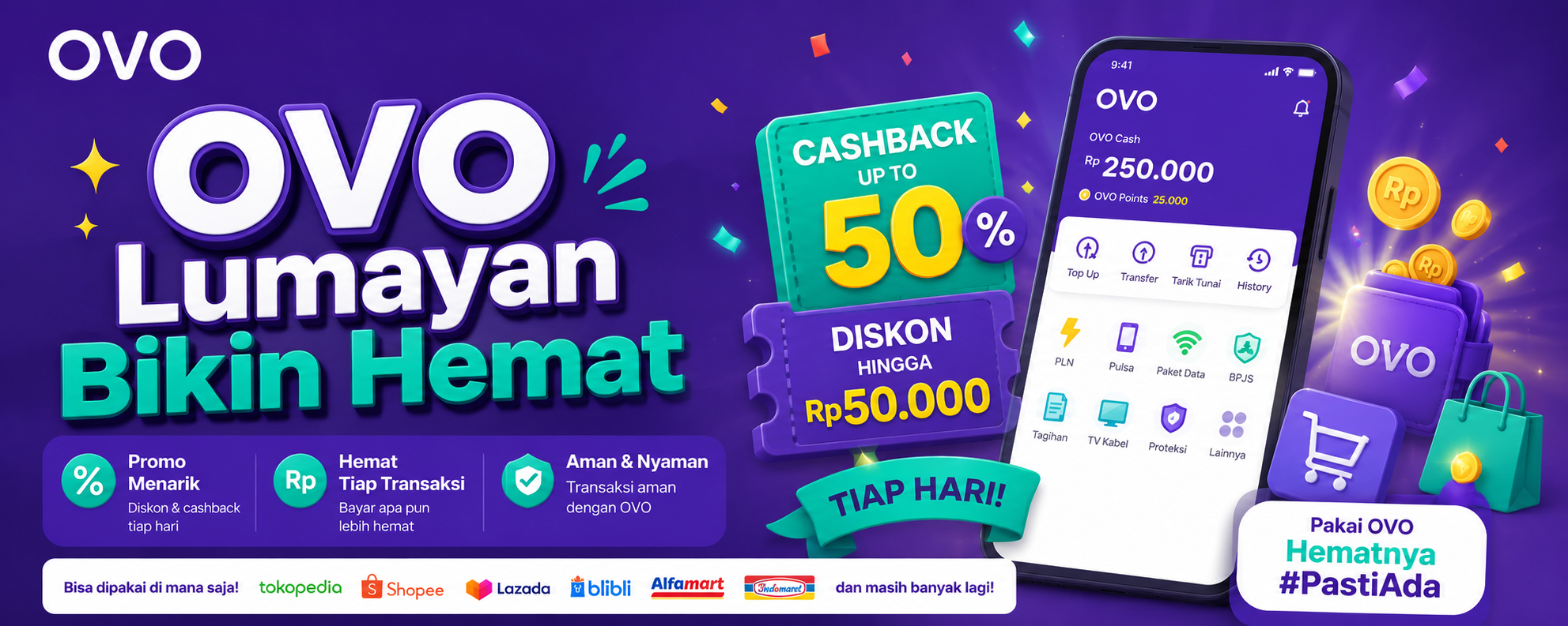 Promo OVO Lumayan Bikin Hemat