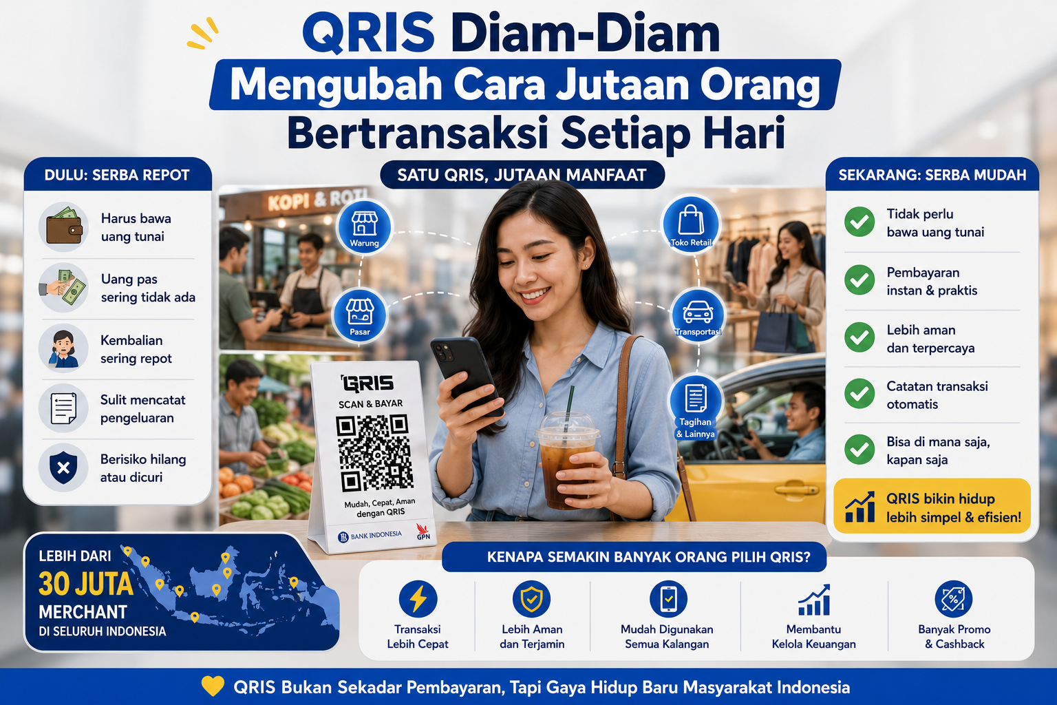 QRIS Diam Diam Mengubah Cara Jutaan Orang Bertransaksi Setiap Hari
