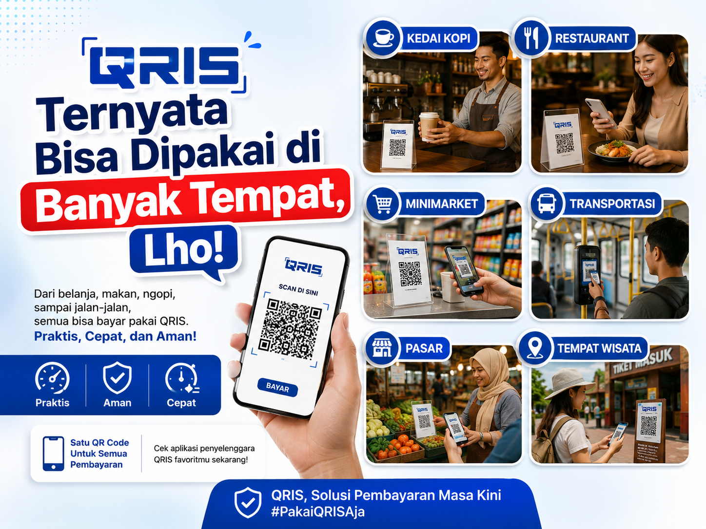 QRIS Ternyata Bisa Dipakai di Banyak Tempat, Lho!